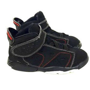 Nike Jordan 6-17-23 TD Toddler Shoes Size 9C Black Dark Driftwood Red dm1158-003